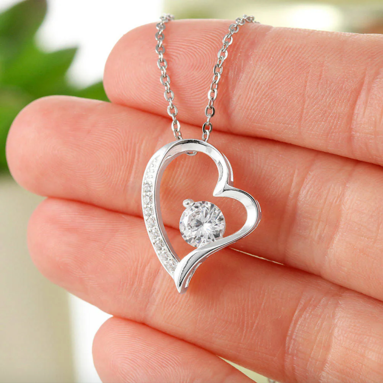 Collier Coeur d'Amour - À la Femme de ma vie - Ton Homme qui t'aime