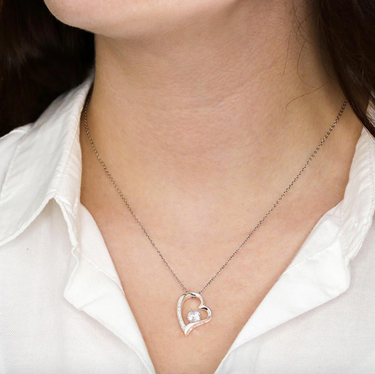 Collier Coeur d'Amour - À la Femme de ma vie - Ton Homme qui t'aime